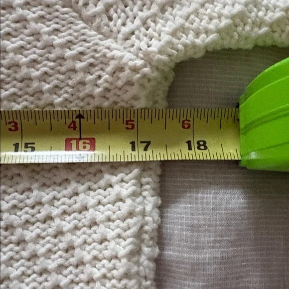 Faherty Cream Textured Crew Neck Sweater - Picture 9 of 9